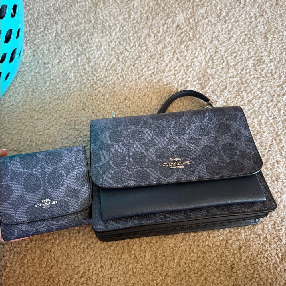 Coach Signature Women’s Crossbody and Wallet Set
